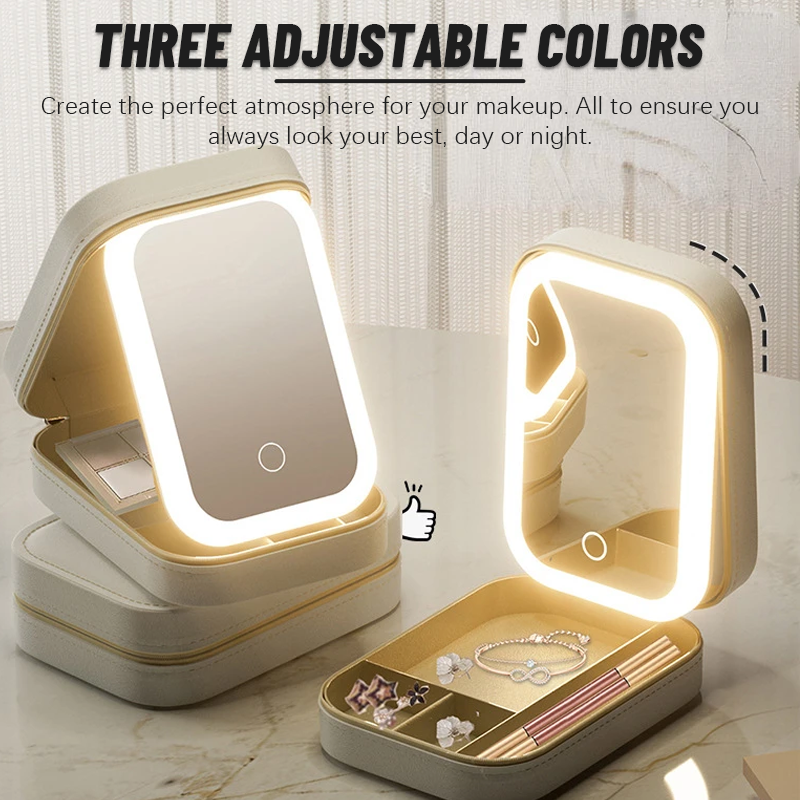 Dreifarbig einstellbarer LED-Makeup-Spiegel💥Kaufen Sie 2 und erhalten Sie kostenlosen Versand💥