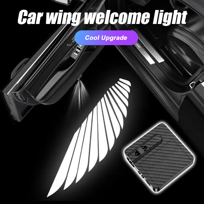 🎄Weihnachtsaktion – 49 % RABATT🎄HD Car Welcome Light Angel Wings