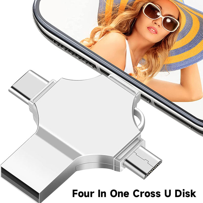 Vier-in-eins-Cross-USB-Flash-Laufwerk