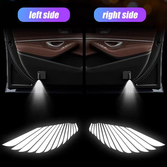 🎄Weihnachtsaktion – 49 % RABATT🎄HD Car Welcome Light Angel Wings